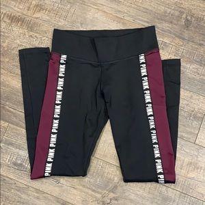VS Pink Cozy Logo Leggings